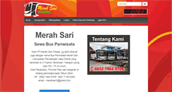 Desktop Screenshot of merahsari.com